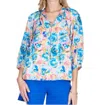 Jade Peasant Top In Boho Fun In Blue