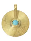 Jade Ruzzo 18k Yellow Gold Cymbal Pendant In Gold