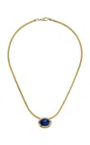 Jade Ruzzo 18k Yellow Gold Josephine Necklace In Blue