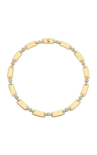 Jade Ruzzo 18k Yellow Gold Peggy Necklace