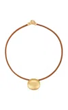 Jade Ruzzo Concave 18k Yellow Gold Necklace