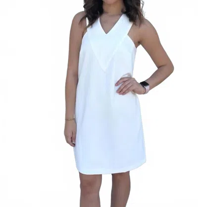 Jade Shift Dress In White