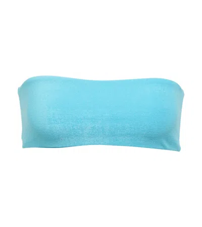 Jade Swim All Around Terry Bandeau Bikini Top In Bahama Mama Terry