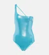 Jade Swim Apex One-shoulder Swimsuit In Hawaii