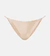 Jade Swim Bare Minimum Bikini Bottom In Beige