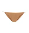 Jade Swim Bare Minimum Bikini Bottoms In Gold