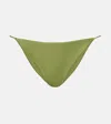 Jade Swim Bare Minimum Bikini Bottoms In Green