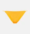 Jade Swim Bare Minimum Terry Bikini Bottoms In Saffron Terry