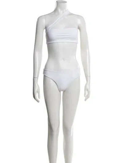 Pre-owned Jade Swim Bikini W/ Tags In White