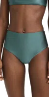 Jade Swim Bound Bikini Bottoms Hunter Sheen In Hunter Sheen