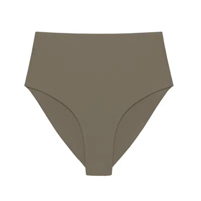 Jade Swim Bound Bottom In Taupe Sheen In Gray