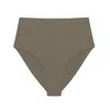 Jade Swim Bound Bottom In Taupe Sheen In Multi