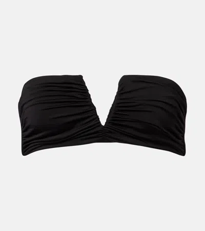 Jade Swim Clara Ruched Jersey Bandeau Top