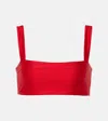 Jade Swim Coast Bikini Top In Red