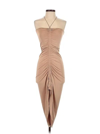 Jade Swim Cocktail Dress In Tan