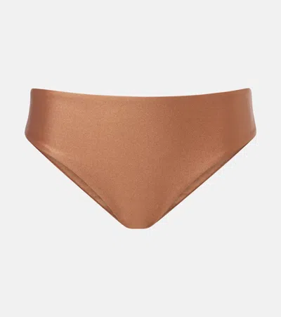 Jade Swim Daya Bikini Bottoms In Brown