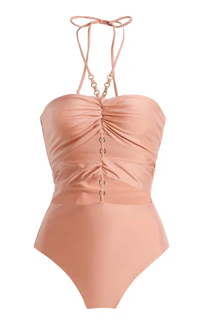 Jade Swim Elia One-piece Swimsuit In Pink