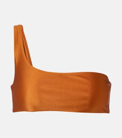 Jade Swim Eliza Bikini Top In Orange