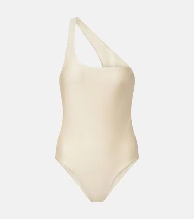 Jade Swim Evolve One-shoulder Swimsuit In Neutral