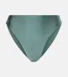 Jade Swim Bound Bikini Bottoms Hunter Sheen In Hunter Sheen
