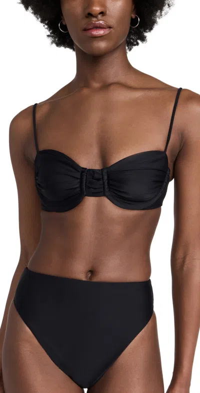 JADE SWIM INCLINE BIKINI BOTTOMS BLACK