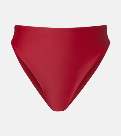 Jade Swim Incline Bikini Bottoms In Red