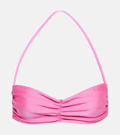 Jade Swim Isla Bikini Top In Azalea Sheen