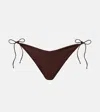 Jade Swim Kaia Bikini Bottoms In Brown