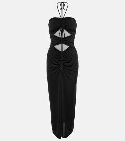 Jade Swim Kira Cutout Maxi Dress In Black