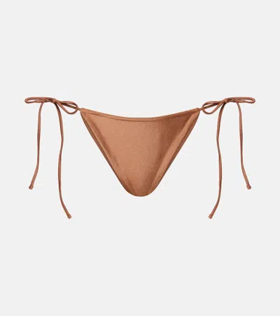 Jade Swim Lana Bikini Bottoms In Brown