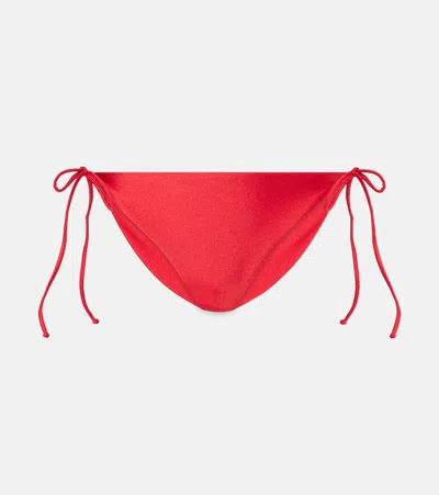Jade Swim Lana Bikini Bottoms In Crimson
