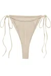 Jade Swim Lana Bottom In Ivory Sheen In Multi