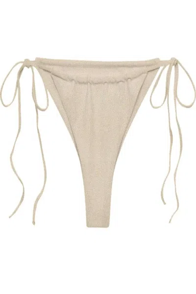 Jade Swim Lana Bottom In Ivory Sheen In Multi