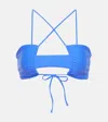 Jade Swim Livi Bikini Top In Cobalt