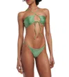Jade Swim Livi Top In Basil Sheen In Multi