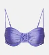 Jade Swim Mia Bikini Top In Purple
