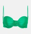 Jade Swim Mia Bikini Top In Green