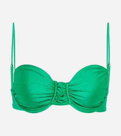 Jade Swim Mia Bikini Top In Green