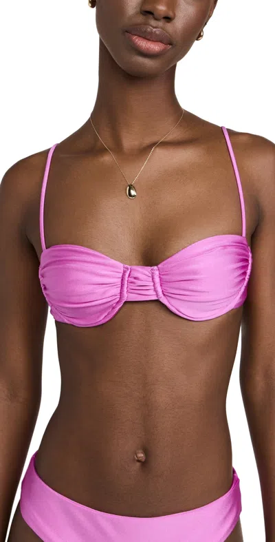 Jade Swim Mia Top Orchid Sheen