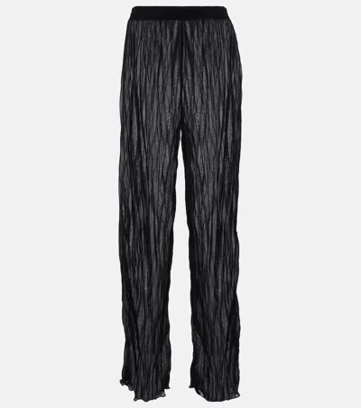 Jade Swim Mika High-rise Straight Pants In Black