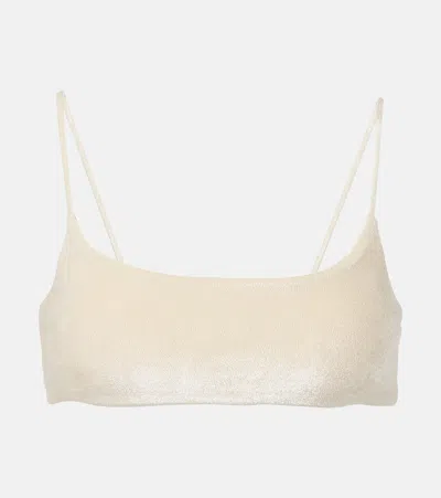 Jade Swim Muse Bikini Top In Beige