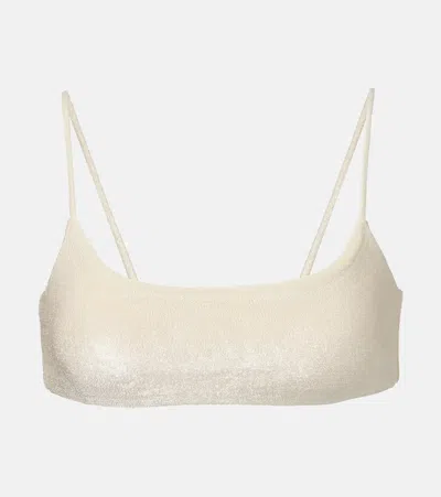 Jade Swim Muse Bikini Top In Neutral