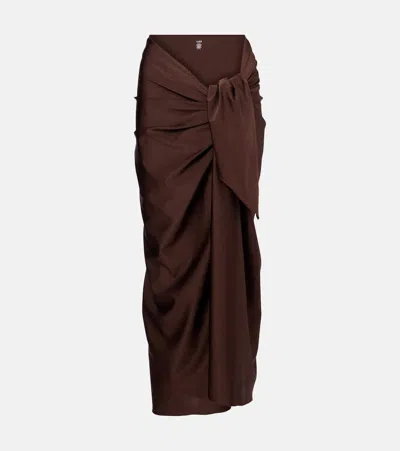 Jade Swim Nyla Beach Cover-up In Brown