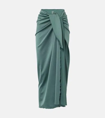Jade Swim Nyla Beach Cover-up In Green