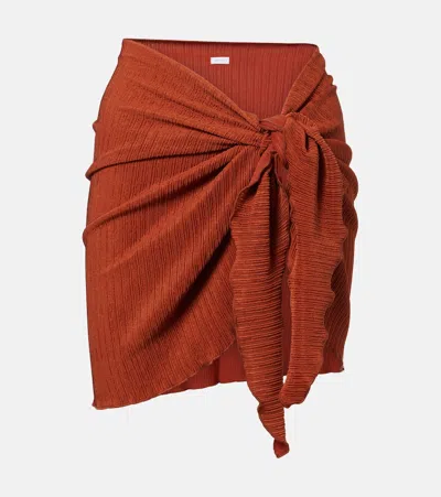 Jade Swim Nyla Beach Cover-up In Brown