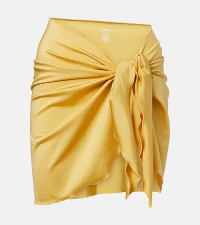 Jade Swim Nyla Beach Cover-up In Yellow