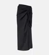 Jade Swim Nyla Long Beach Cover-up In Black
