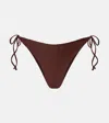 Jade Swim Nyra Bikini Bottoms In Brown