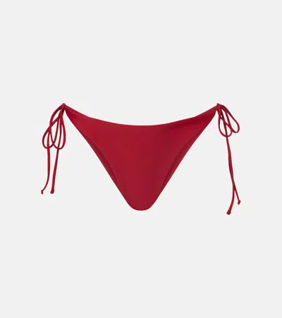 Jade Swim Nyra Bikini Bottoms In Red