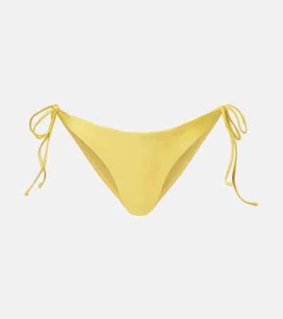 Jade Swim Nyra Bikini Bottoms In Yellow